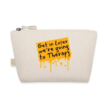 Get In Loser We're Going To Therapy Therapie Logo - Bio-Täschchen - Natur - Vorne