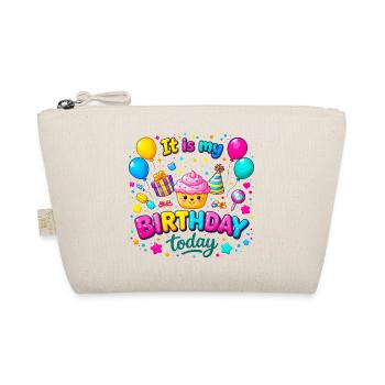 Aujourd’hui, c’est mon anniversaire - Trousse biologique - nature - Devant
