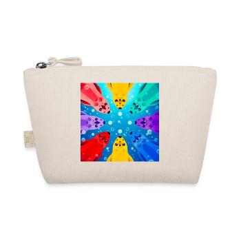 Colorful Circle Koi - Organic Pouch - nature - Front