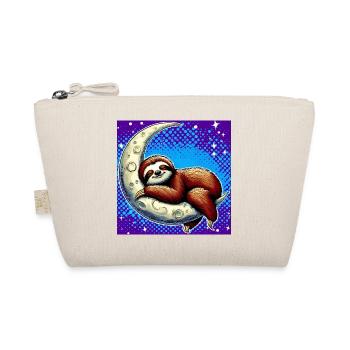 Sloth sleeps on the Moon - Organic Pouch - nature - Front