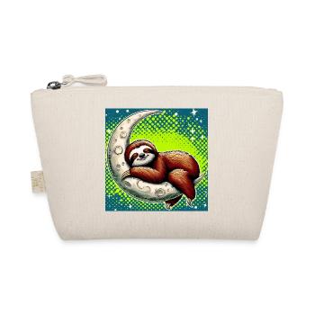 Sloth sleeps on the Moon - Organic Pouch - nature - Front
