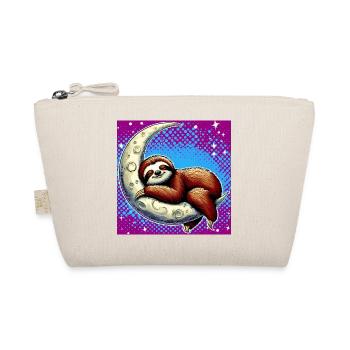 Sloth sleeps on the Moon - Organic Pouch - nature - Front