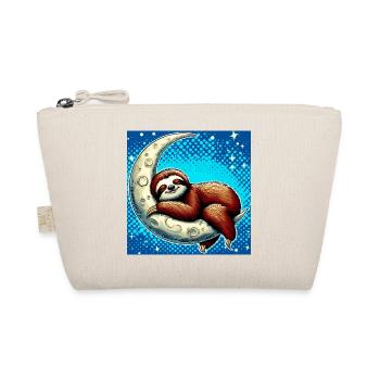 Sloth sleeps on the Moon - Organic Pouch - nature - Front