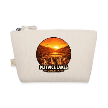 Plitvice Lakes Croatia Sunset Nature - Organic Pouch - nature - Front