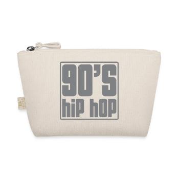 90er Hip-Hop-Raster - Bio-Täschchen - Natur - Vorne
