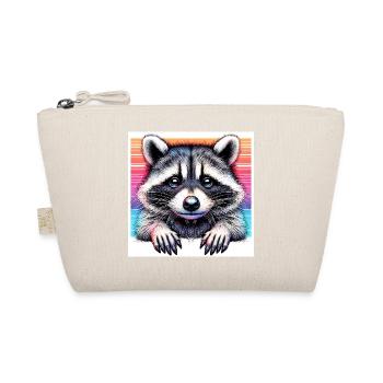 Raccoon - Organic Pouch - nature - Front
