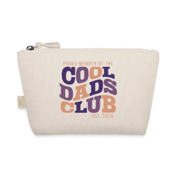 Cool Dads Club - Dad-to-be 2026 Gift - Organic Pouch - nature - Front