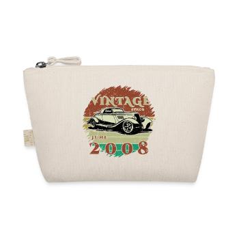 18th Birthday - Classics - Vintage since 06/2008 - Organic Pouch - nature - Front