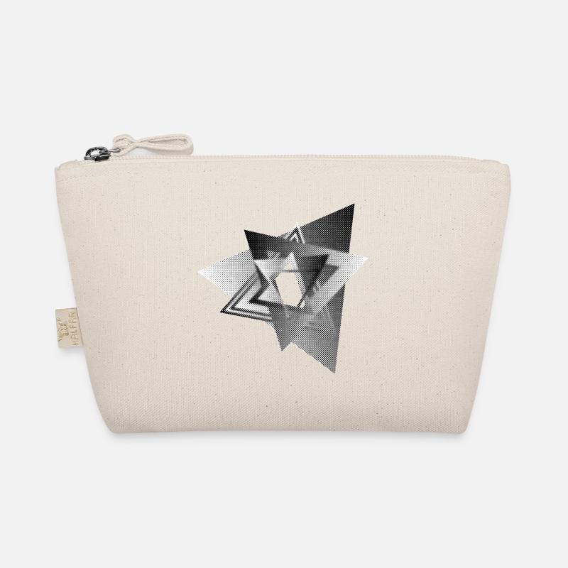 Geometric Starburst Halftone Organic Pouch