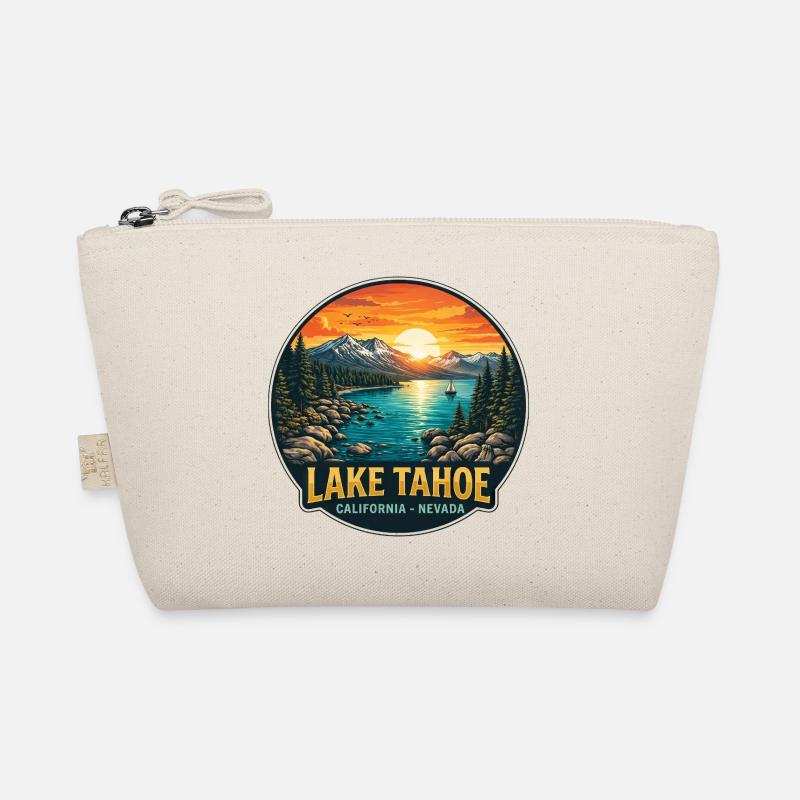 Déco de cabane au lac Tahoe Escapade Sunset Mountain Trousse biologique