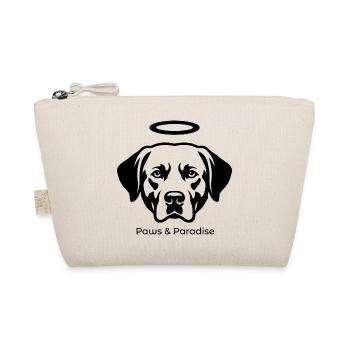 Labrador Angel Portrait – Paws & Paradise - Organic Pouch - nature - Front