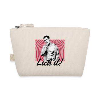 Retro Pop Art: Eiscreme Pose - Organic Pouch - nature - Front