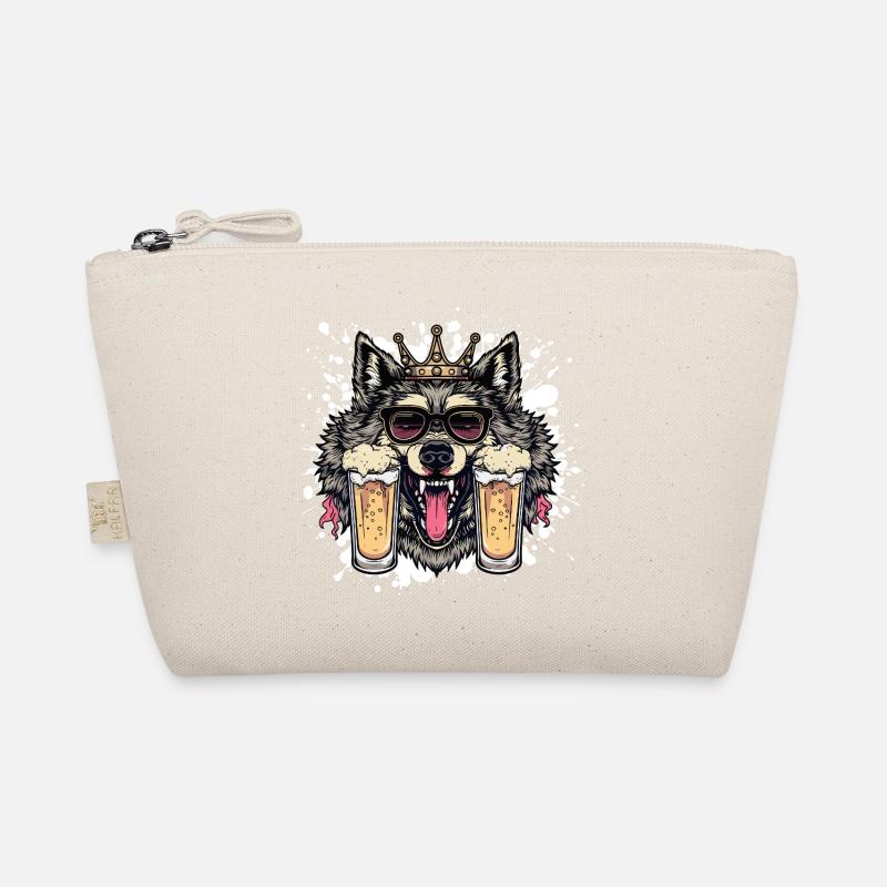 Wolf Bier Lustig Bio-Täschchen