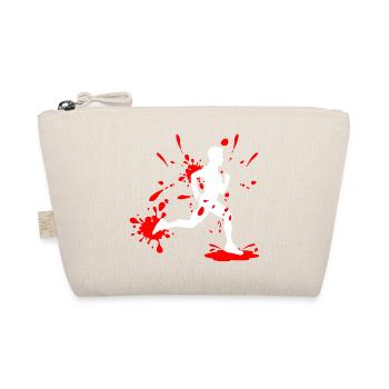 Mud Run Man – Splash Runner - Organic Pouch - nature - Front
