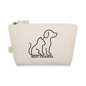BEST FRIENDS – Cat & Dog Love - Organic Pouch - nature - Front