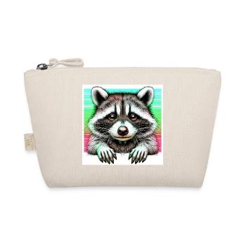 Waschbär - Bio-Täschchen - Natur - Vorne