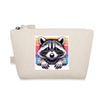 Raccoon - Organic Pouch - nature - Front