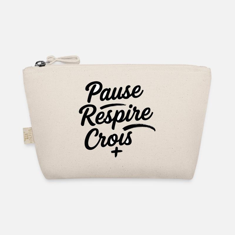Pause Respire Crois Script Trousse biologique