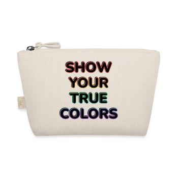 Show Your True Colors LGBT Pride - Organic Pouch - nature - Front
