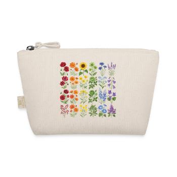 LGBTQ Pride Month - Rainbow Flowers - Organic Pouch - nature - Front