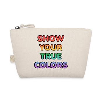 Show Your True Colors LGBT Pride - Organic Pouch - nature - Front