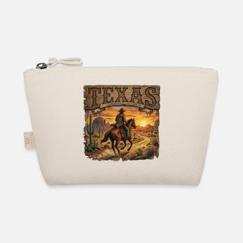 Cavalier du Coucher de Soleil Texan Trousse biologique