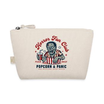 Horror Fan Club Popcorn Panic - Bio-Täschchen - Natur - Vorne