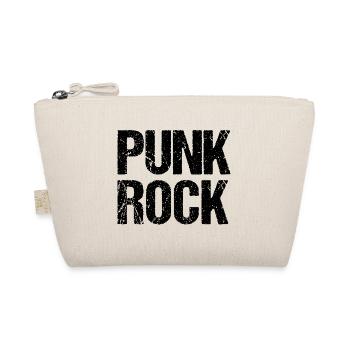Distressed Punk Rock logo design - Organic Pouch - nature - Front