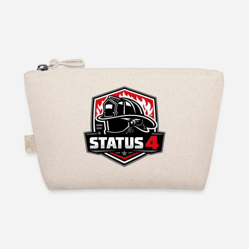 Status4 Fire Brigade Protection Logo Organic Pouch