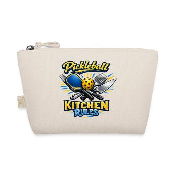 Pickleball Kitchen Rules - Organic Pouch - nature - Front