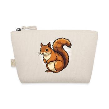 Squirrel Squirrel Squirrel Lover Rodent - Organic Pouch - nature - Front