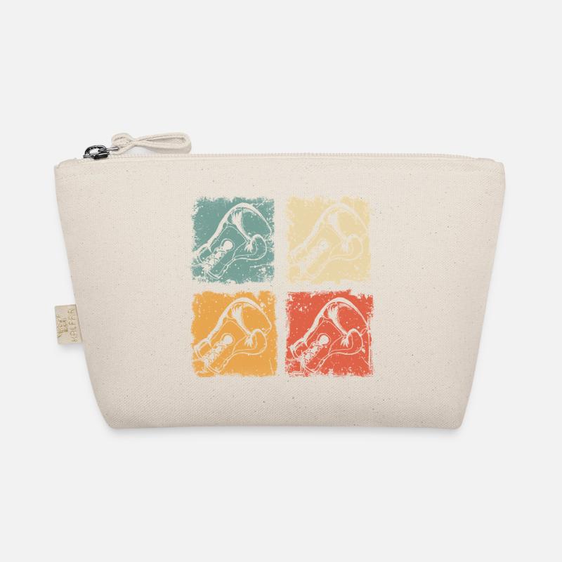 Graphique de boxe avec gants de boxe pour boxeurs Trousse biologique