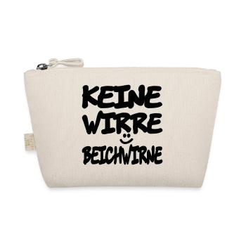 keine_wirre_beichwirne - Organic Pouch - nature - Front