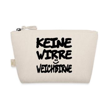 keine_wirre_weichbirne - Organic Pouch - nature - Front