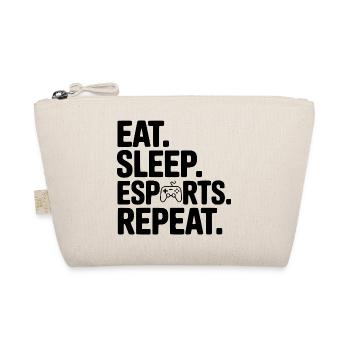Eat. Sleep. Esports. Repeat. - Organic Pouch - nature - Front