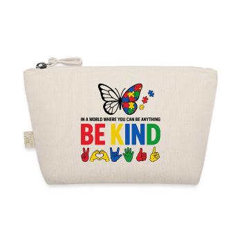 Sensibilisation Autisme Be Kind | Papillon Coloré - Trousse biologique - nature - Devant