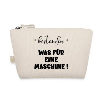 Abschluss Bestanden - Maschine - Bio-Täschchen - Natur - Vorne