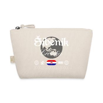 Šibenik Croatia Streetwear Travel Souvenir - Organic Pouch - nature - Front