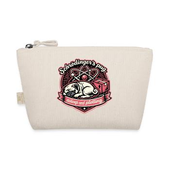 Schrödinger's Pug: Sleeping and Planning - Organic Pouch - nature - Front