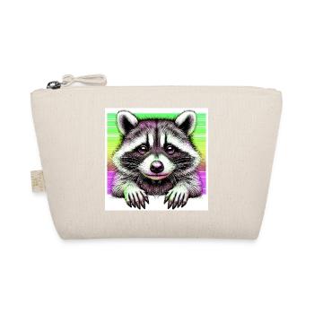 Waschbär - Bio-Täschchen - Natur - Vorne