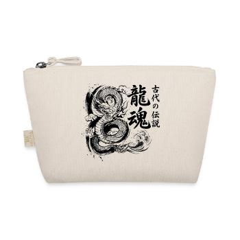 Dragon Soul Japanese Ink Design - Organic Pouch - nature - Front