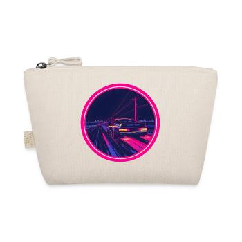 Voiture néon Cyberpunk Synthwave rétro - Trousse biologique - nature - Devant