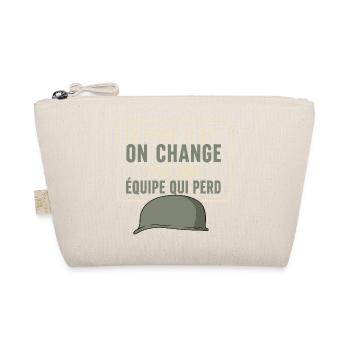 Militaire 7ie Compagnie Cadeau humour personnalisé - Trousse biologique - nature - Devant