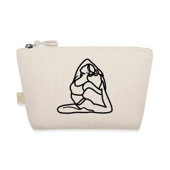 Art en ligne de yoga minimaliste - Trousse biologique - nature - Devant