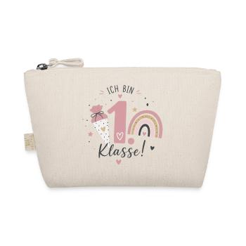 Ich bin 1. Klasse – Einschulung - Bio-Täschchen - Natur - Vorne