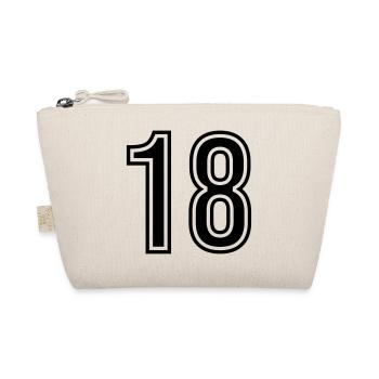 18 Number symbol - Organic Pouch - nature - Front