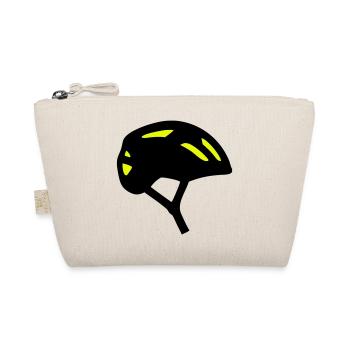 Bicycle Helmet Profile Icon - Organic Pouch - nature - Front