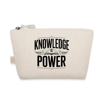 Knowledge Is Power - Organic Pouch - nature - Front