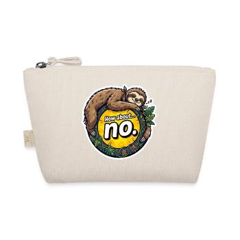 Faultier – No - Bio-Täschchen - Natur - Vorne