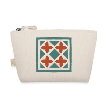 Andalusian Tiles 15 - Organic Pouch - nature - Front